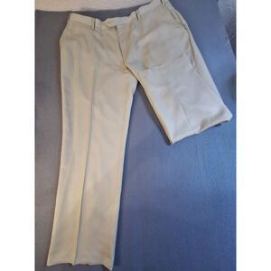 Jos. A. Bank Leadbetter Golf Tailored Fit Extended Waist Pants Tan Khaki 40x30